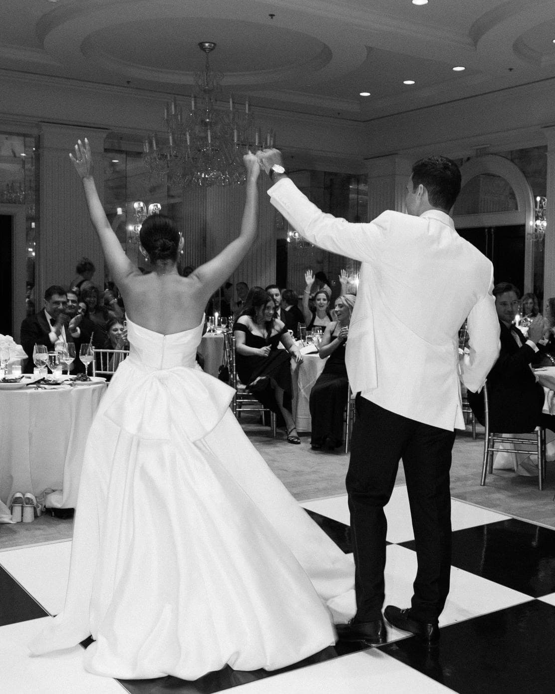 Wedding day couple